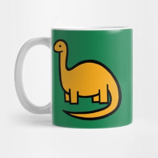 Sunshine Mustard Yellow Dinosaur Mug